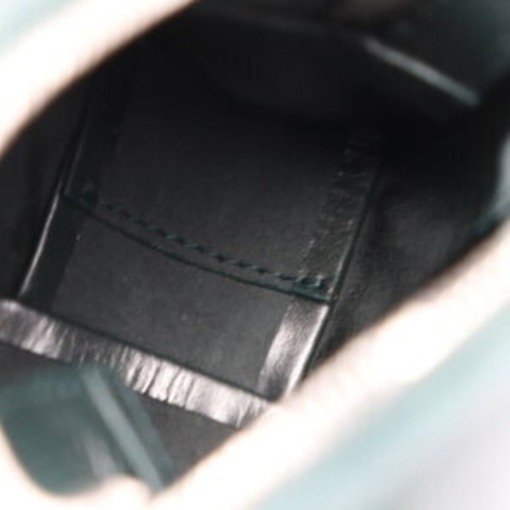 BOTTEGA VENETA Intrecciato belt bag waist calf leather green silver cassette - Picture 9 of 9